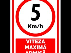 Viteza maxima admisa 5 km la ora