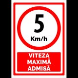 Semn  pentru 5 km viteza maxima admisa